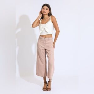 REWASH Crop Womens Classic Rise Wide Leg Pants Size 25 NWOT
